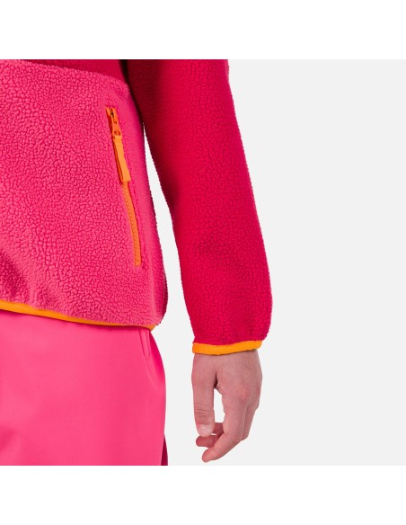 Rossignol Jr Alltrack Fleece Pink Sweatshirt