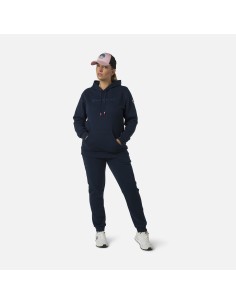 ROSSIGNOL W Logo Sweat Hood Fl navy blue