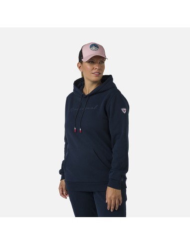ROSSIGNOL W Logo Sweat Hood Fl navy blue