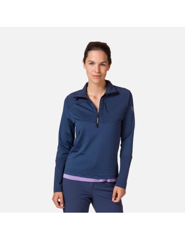 Rossignol W Skpr 12 Zip Sweatshirt Navy Blue