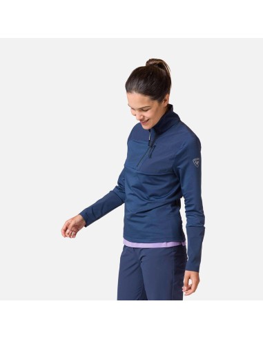 Rossignol W Skpr 12 Zip Sweatshirt Navy Blue