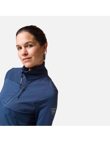 Rossignol W Skpr 12 Zip Sweatshirt Navy Blue