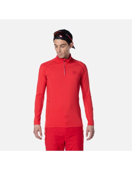 Rossignol Classique 12 Zip Tshirt red