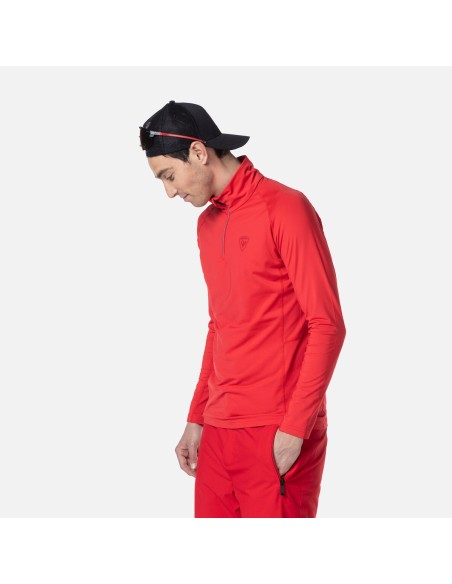 Rossignol Classique 12 Zip Tshirt red