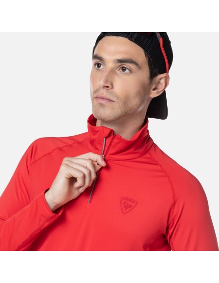 Rossignol Classique 12 Zip Tshirt red