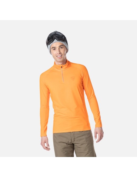 Rossignol Classique 12 Zip TShirt Orange