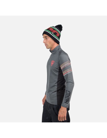 Rossignol Classique Hero 12 Zip TShirt Gray