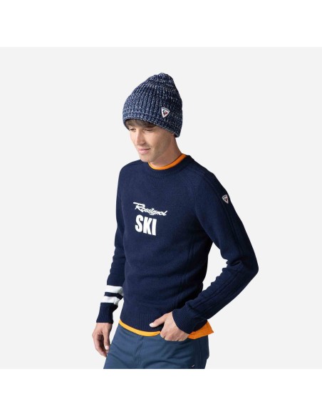 Rossignol Signature Rossignol Knit Navy Blue Sweater