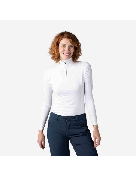 Rossignol W Classique 12 Zip Sweatshirt White