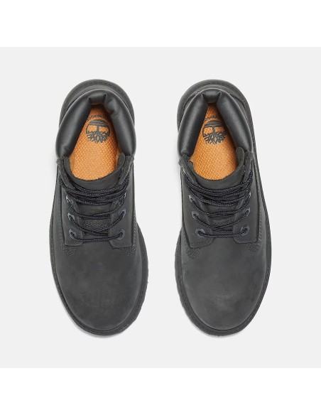 Timberland 6" Premium Boot Black Nubuck GS TB012907001 MBS