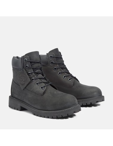 Timberland 6" Premium Boot Black Nubuck GS TB012907001 MBS