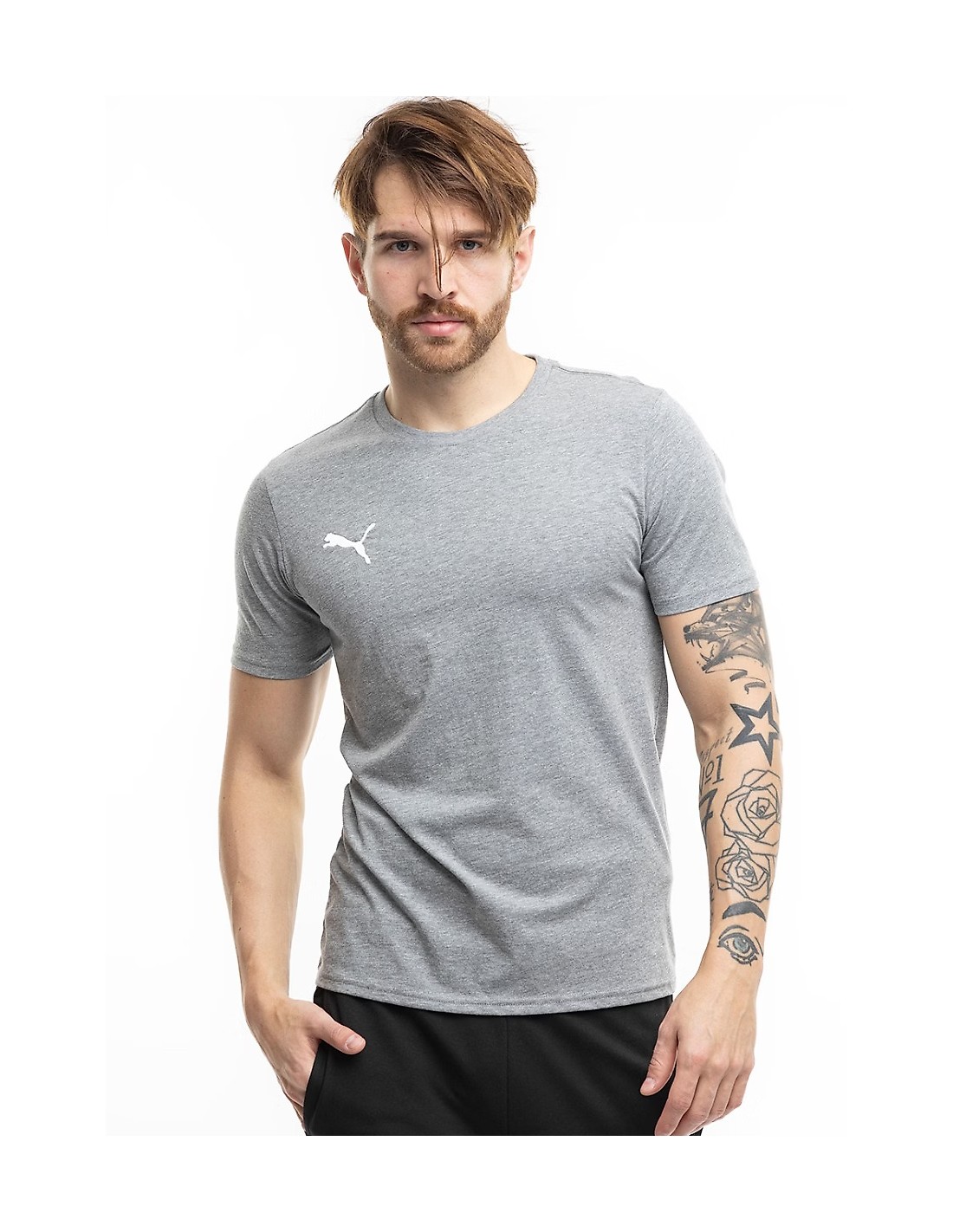 Men's T-Shirts Puma Gray