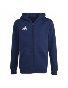 adidas Entrada 26 Full Zip Hoody for Kids Navy Blue KH1784