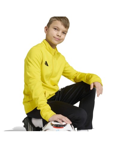 adidas Entrada 26 Track yellow kids' sweatshirt JZ6609
