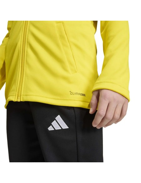 adidas Entrada 26 Track yellow kids' sweatshirt JZ6609