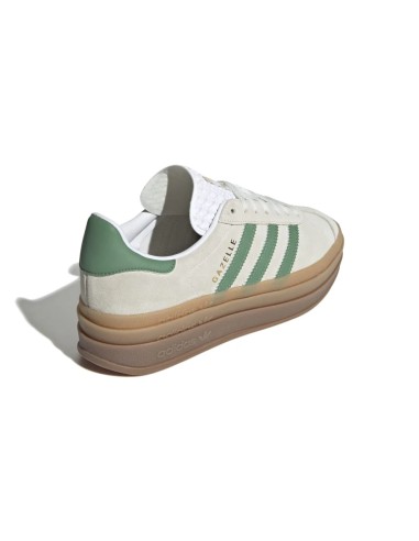 adidas Gazelle Bold Off White Preloved Green Women's IH7558 MBS