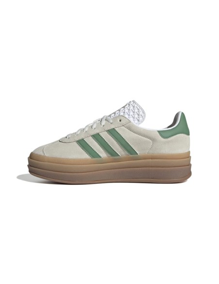 adidas Gazelle Bold Off White Preloved Green Women's IH7558 MBS
