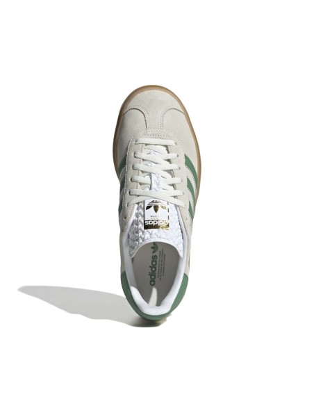 adidas Gazelle Bold Off White Preloved Green Women's IH7558 MBS