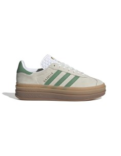 adidas Gazelle Bold Off White Preloved Green Women's IH7558 MBS