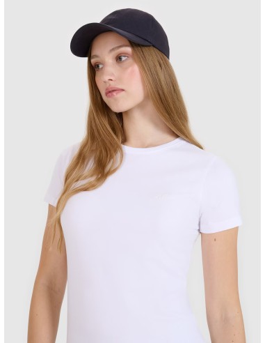 Women's slim plain T-shirt (2-pack) - Black & White