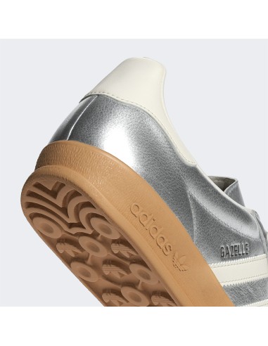 adidas Gazelle Indoor Silver Metallic Core White JR1206 MBS