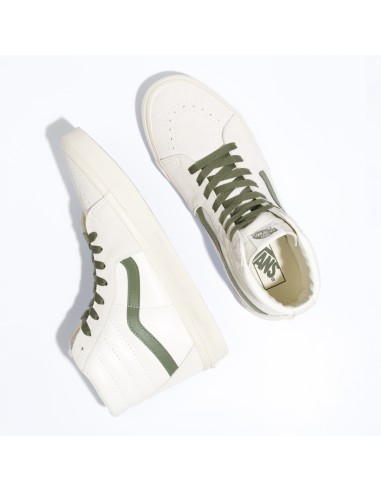 VANS UA SK8HI VINTAGE POP Men's High Top Suede Sneakers White VN0A4BVTR2S