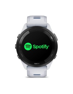 Garmin Forerunner 265 46mm Black Bezel with Whitestone Case White and Blue