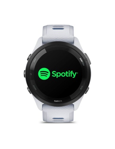 Garmin Forerunner 265 46mm Black Bezel with Whitestone Case White and Blue