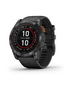 Garmin Fenix 7X Pro Solar Edition Sports Watch Slate Grey Black Band