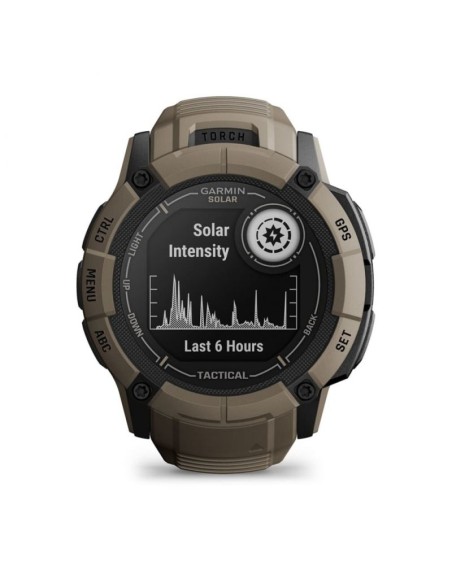 Garmin Instinct 2X Solar Watch Tactical Edition Coyote Tan