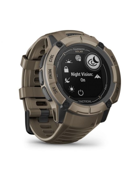 Garmin Instinct 2X Solar Watch Tactical Edition Coyote Tan