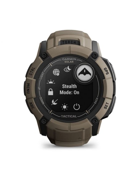 Garmin Instinct 2X Solar Watch Tactical Edition Coyote Tan