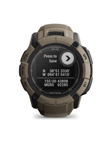 Garmin Instinct 2X Solar Watch Tactical Edition Coyote Tan