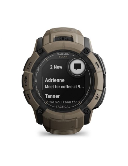 Garmin Instinct 2X Solar Watch Tactical Edition Coyote Tan