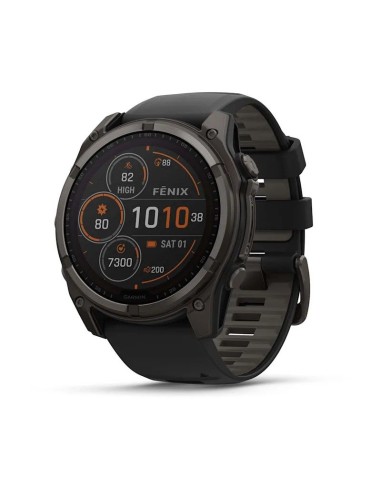 Garmin Fenix 8 Solar Sapphire Titanium Carbon Gray DLC Black watch