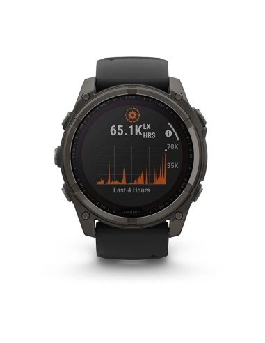 Garmin Fenix 8 Solar Sapphire Titanium Carbon Gray DLC Black watch
