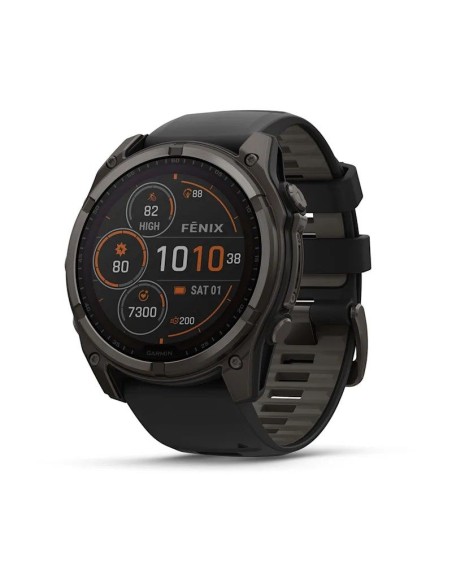 Garmin Fenix 8 Solar Sapphire Titanium Carbon Gray DLC Black watch