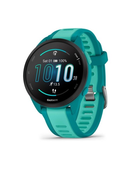 Garmin Forerunner 165 Music AMOLED 43mm Turquoise Aqua Sports Watch