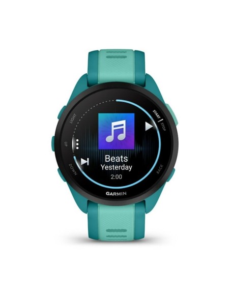 Garmin Forerunner 165 Music AMOLED 43mm Turquoise Aqua Sports Watch