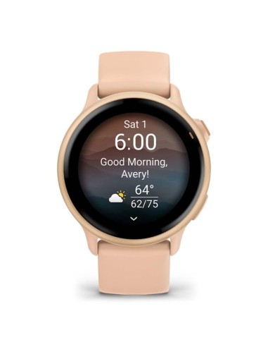 Garmin Vivoactive 6 Pink Dawn P Dawn Metallic watch