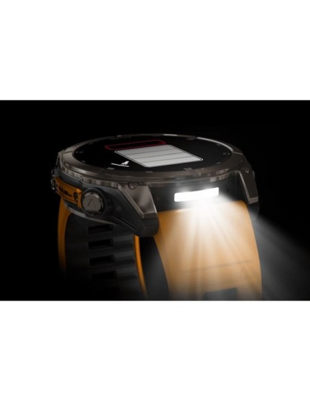 Garmin Fenix 8 AMOLED Sapphire Titanium Spark Orange Watch