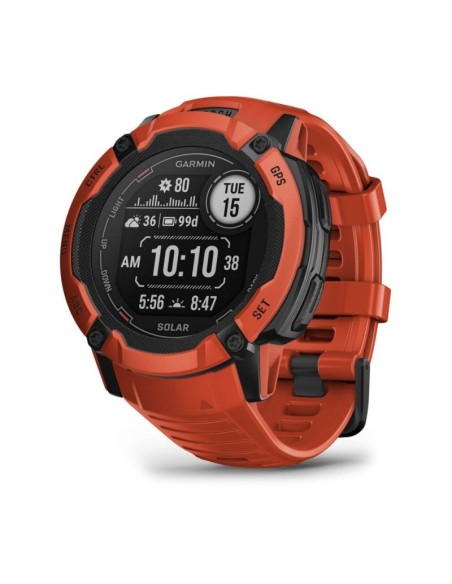 Garmin Instinct 2X SOLAR Sports Watch Red