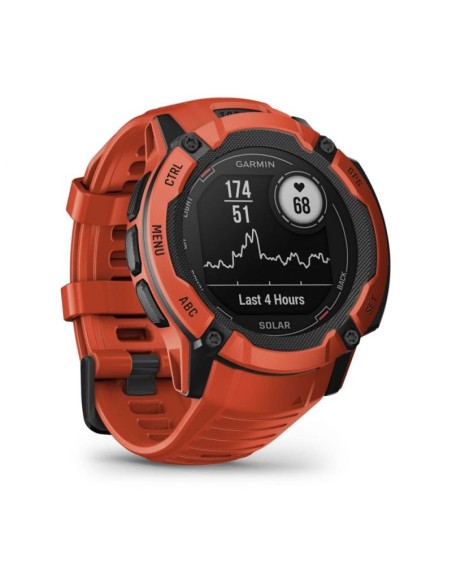 Garmin Instinct 2X SOLAR Sports Watch Red