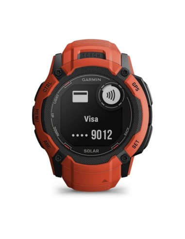 Garmin Instinct 2X SOLAR Sports Watch Red
