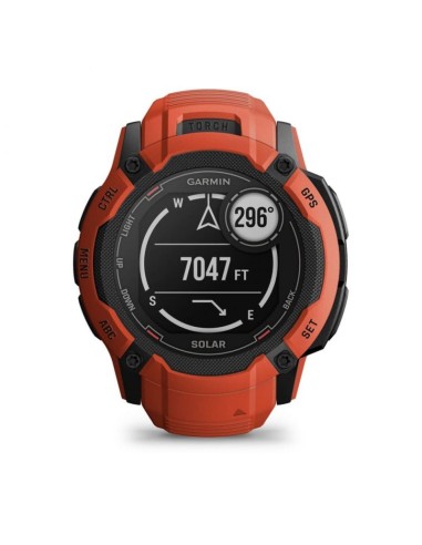 Garmin Instinct 2X SOLAR Sports Watch Red
