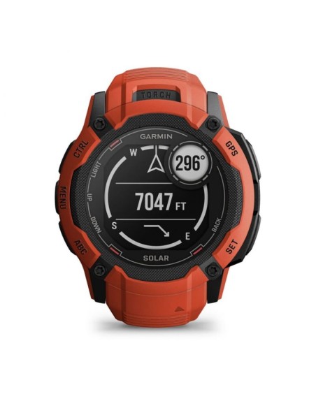Garmin Instinct 2X SOLAR Sports Watch Red