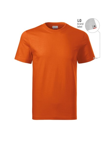 Base unisex tshirt orange brand label