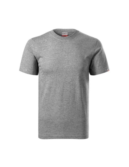 Base unisex Tshirt dark gray melange brand label