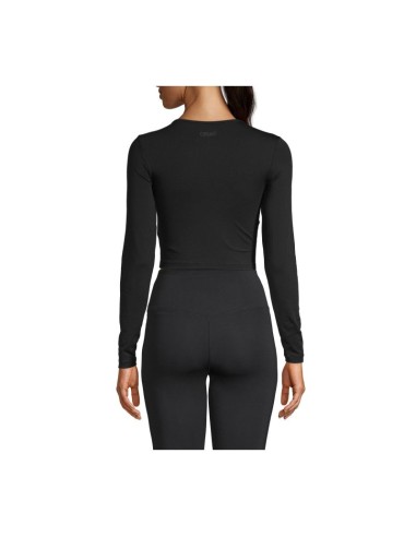 CASALL Crop Long Sleeve Tshirt black