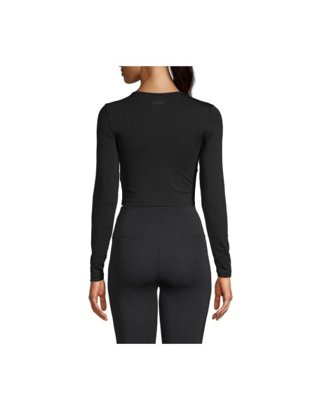 CASALL Crop Long Sleeve Tshirt black